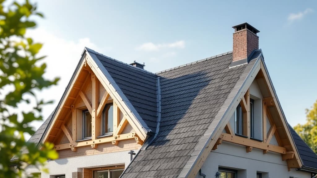 Artisan posant un isolant thermique sur une toiture à Toulouse pour une rénovation énergétique