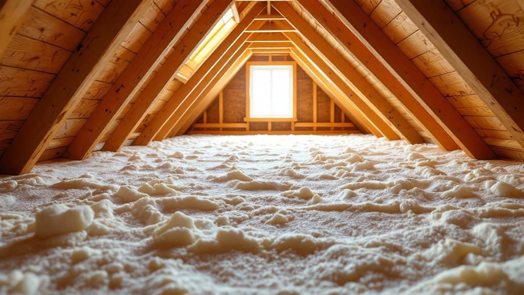 Isolation de combles sous toiture en tuiles canal d’une maison de la région toulousaine