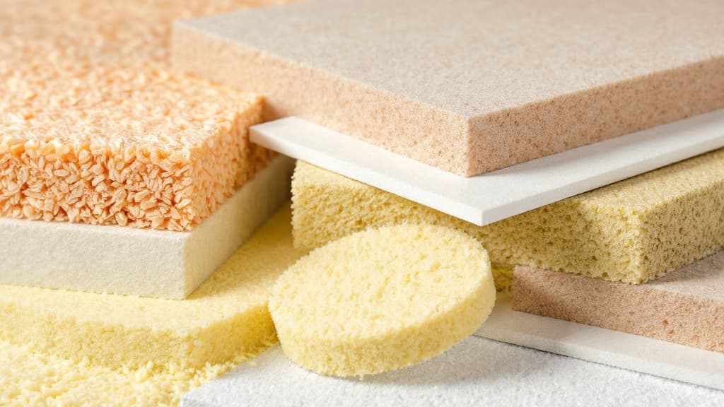 Panneaux d’isolant biosourcé en fibre de bois posés sous la couverture d’une toiture en tuiles canal près de Toulouse