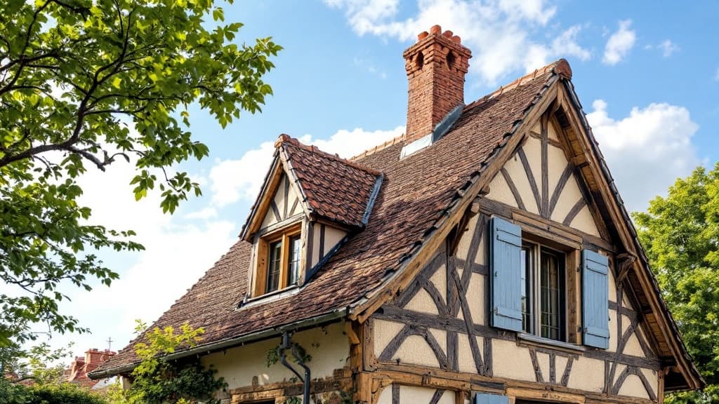 Différents types de gouttières installées sur une maison en Haute-Garonne